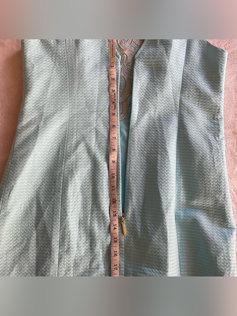 Lilly Pulitzer Baby Blue Sleeveless Midi Dress size 6 - Picture 16 of 16